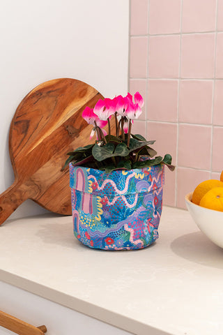 A Chapter Closing Canvas Plant Pot - Ready Stock