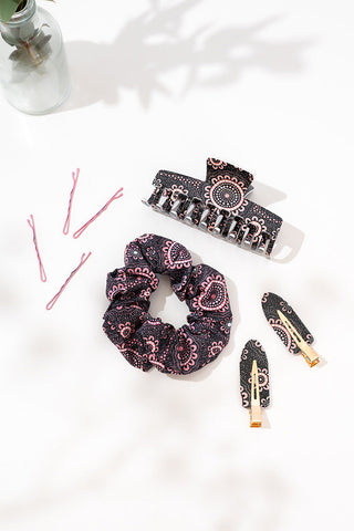 Boobie Sista (No. 2) Scrunchie & Hair Accessories - Ready StockSet