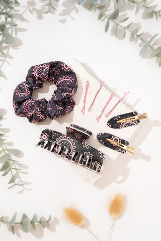 Boobie Sista (No. 2) Scrunchie & Hair Accessories - Ready StockSet