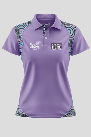 Our Future, Together NAIDOC 2024 Lavender Bamboo (Classic) Polo Shirt