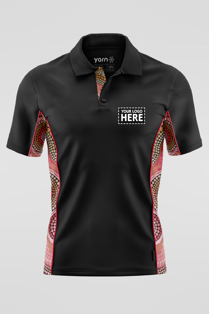 Eternal Flame Black Bamboo (Simpson) Polo Shirt