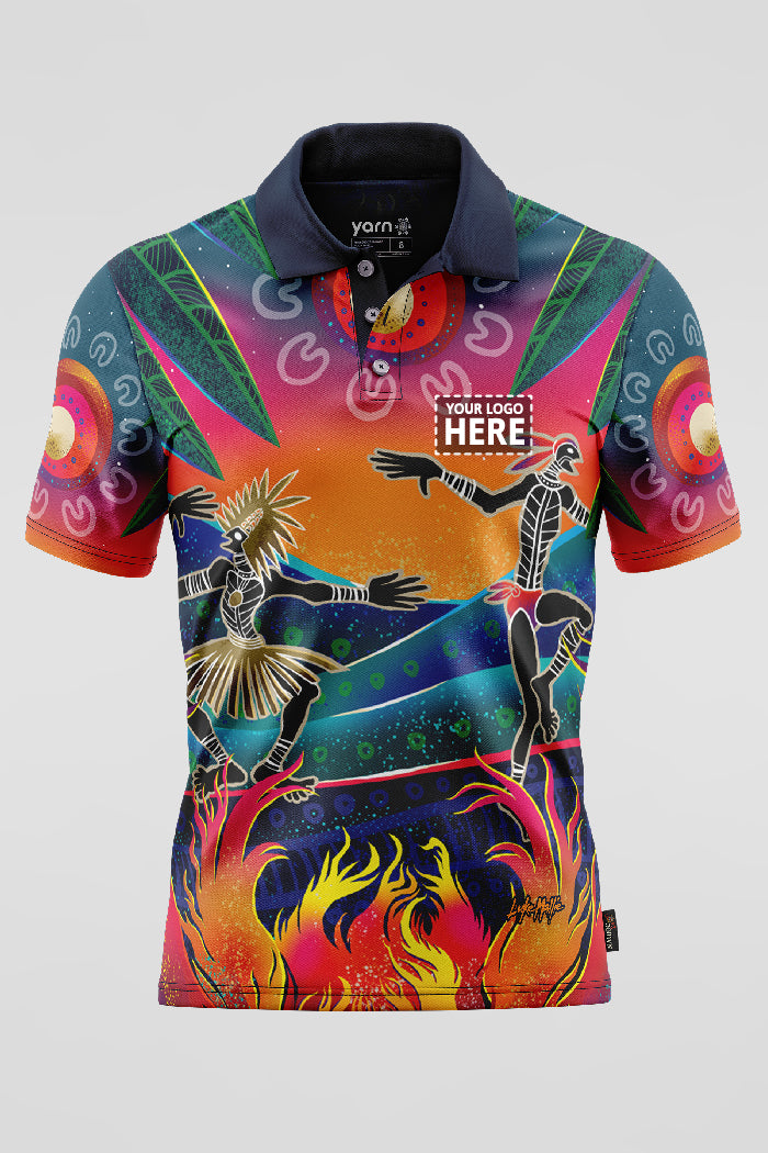 Fire Spirit People Polo Shirt