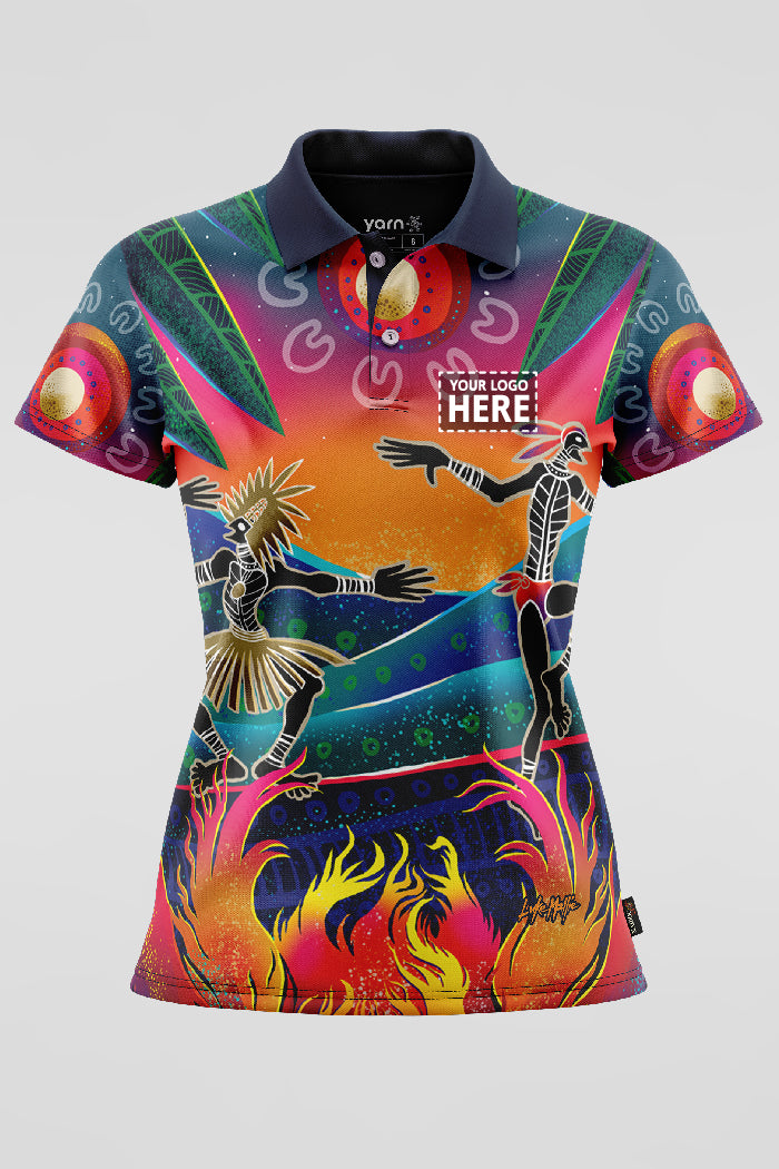 Fire Spirit People Polo Shirt