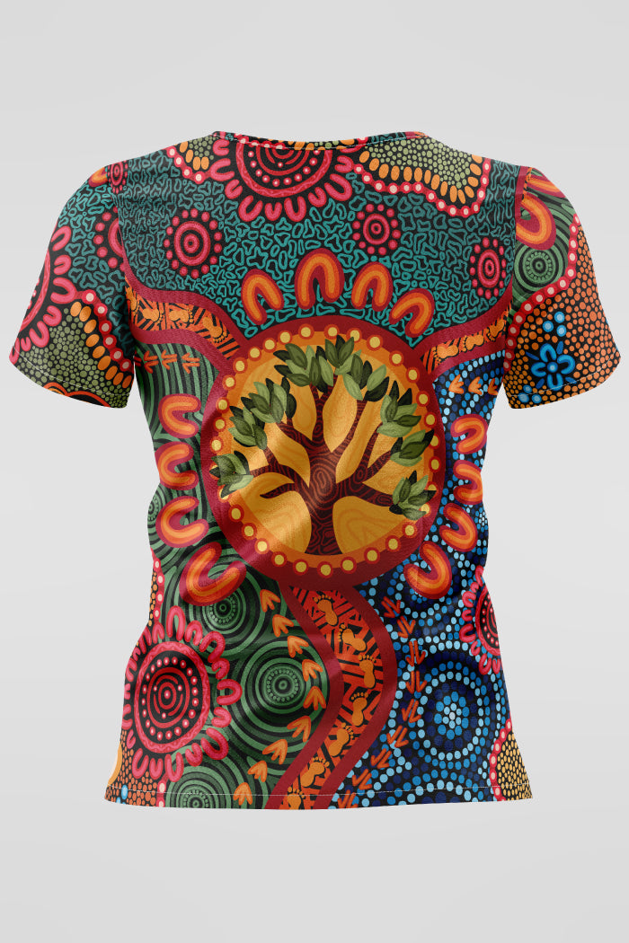 Wurung (Branches) NAIDOC 2025 Women’s Three Pocket Scrub Top