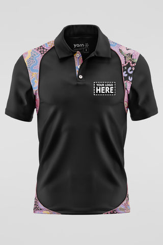 Guiding Light NAIDOC 2024 Black Bamboo (Classic) Polo Shirt