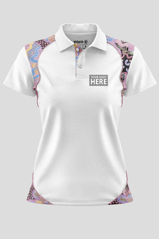 Guiding Light NAIDOC 2024 White Bamboo (Classic) Polo Shirt