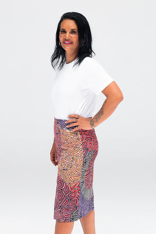 Our Many Tribes Pencil Skirt