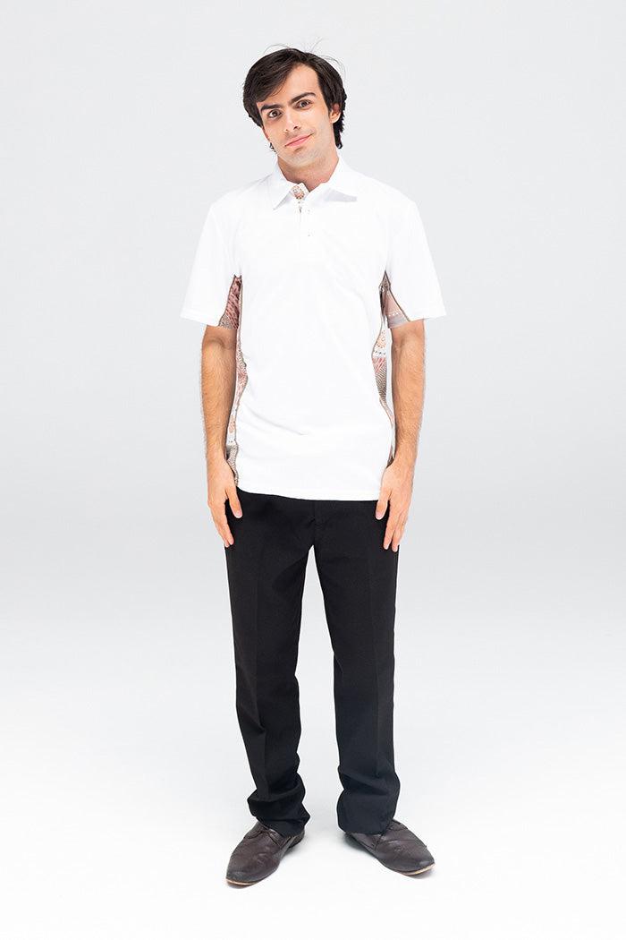 Mountains UPF50+ Bamboo (Simpson) Polo Shirt