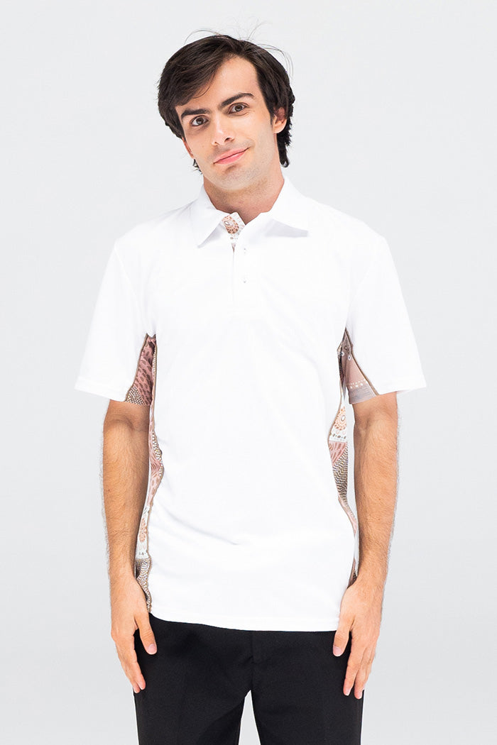 Mountains UPF50+ Bamboo (Simpson) Polo Shirt