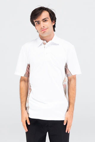 Mountains UPF50+ Bamboo (Simpson) Unisex Polo Shirt