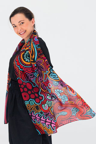 Knowledge Holders Rectangle Chiffon Scarf