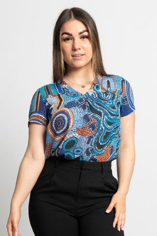 (Bulk Order) Calm Place V Neck Women