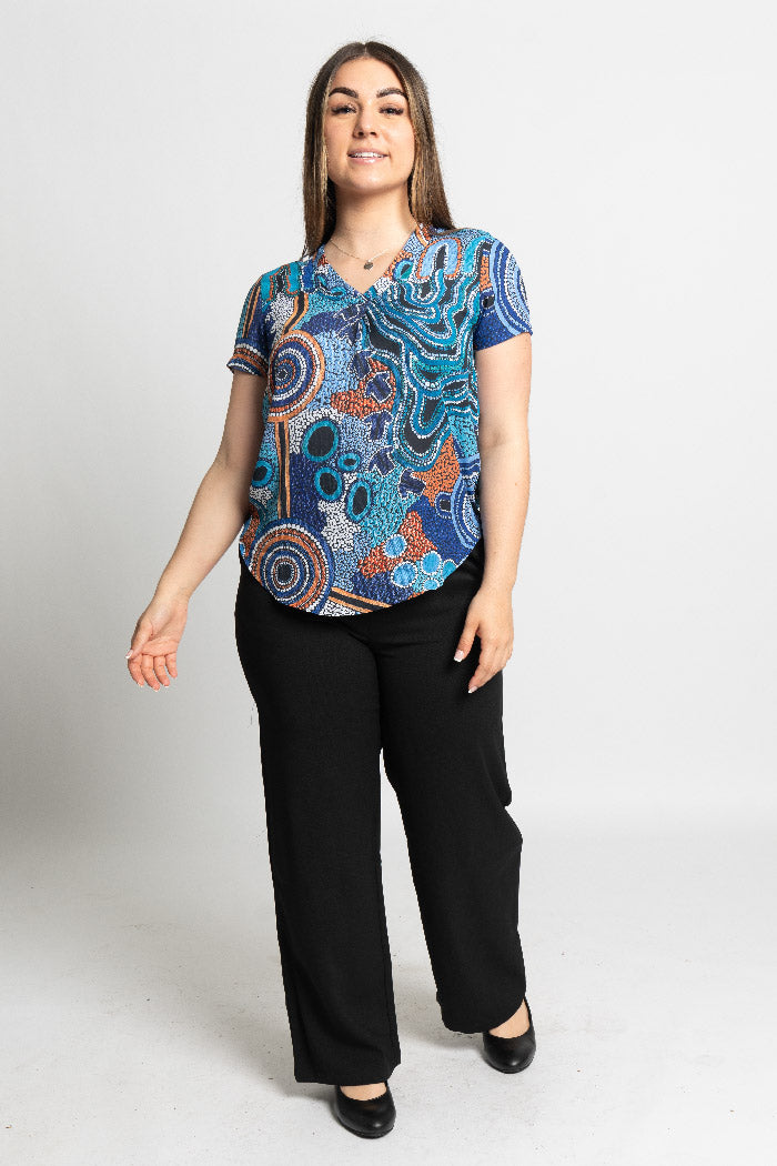 (Bulk Order) Calm Place V Neck Women