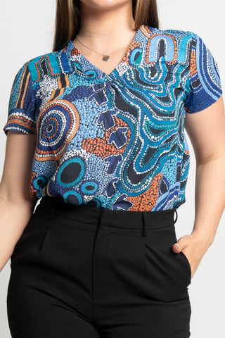 (Bulk Order) Calm Place V Neck Women