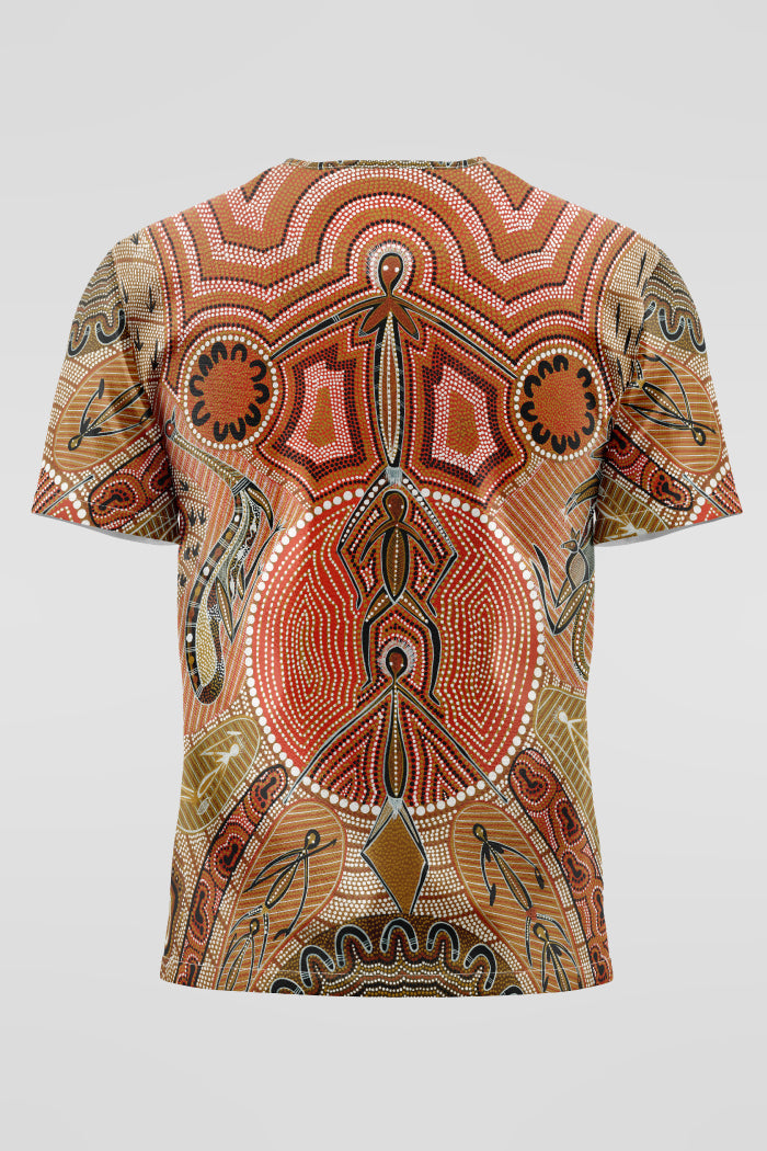 (EXPRESS) Leaving Footprints NAIDOC 2025 Unisex Three Pocket Scrub Top