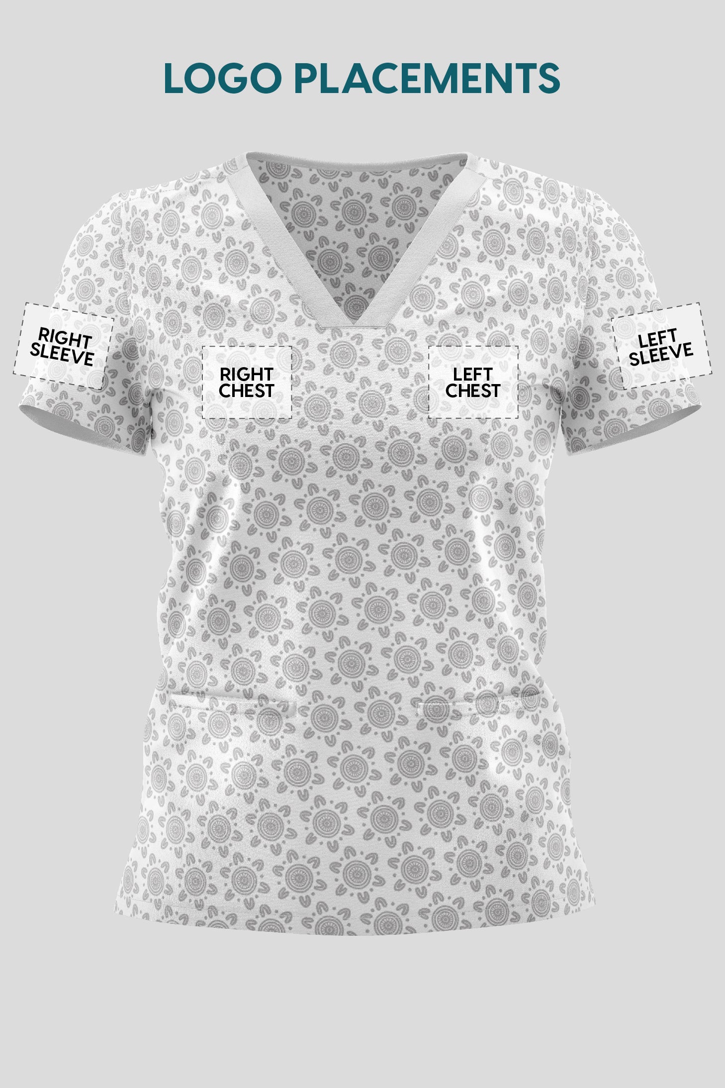 Muru To Our Biriwal (Pathway To Our Future) NAIDOC 2025 Women’s Three Pocket Scrub Top