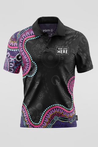 Muru To Our Biriwal (Pathway To Our Future) NAIDOC 2025 Bamboo Essence Polo Shirt