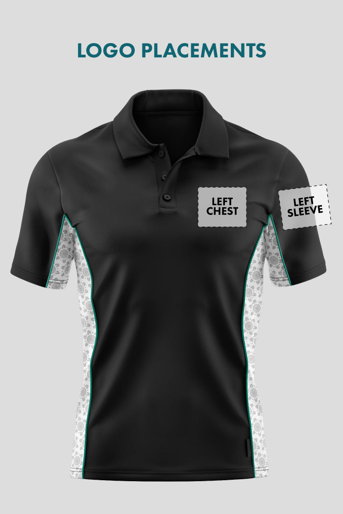 (EXPRESS) Our Future, Together NAIDOC 2024 Black Bamboo (Simpson) Polo Shirt