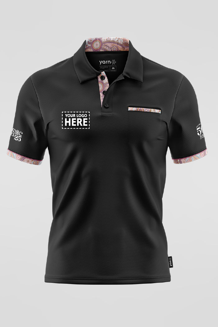 A Bright Future NAIDOC 2025 Bamboo (Nullabor) Unisex Polo Shirt
