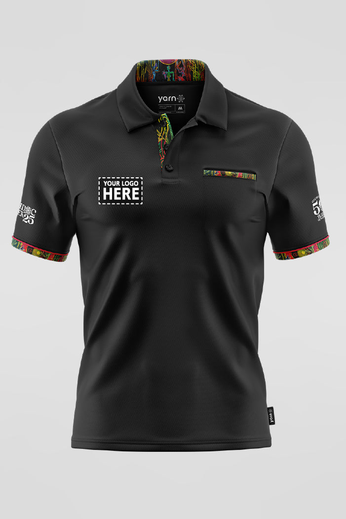 Celestial Rhythms NAIDOC 2025 Bamboo (Nullabor) Unisex Polo Shirt