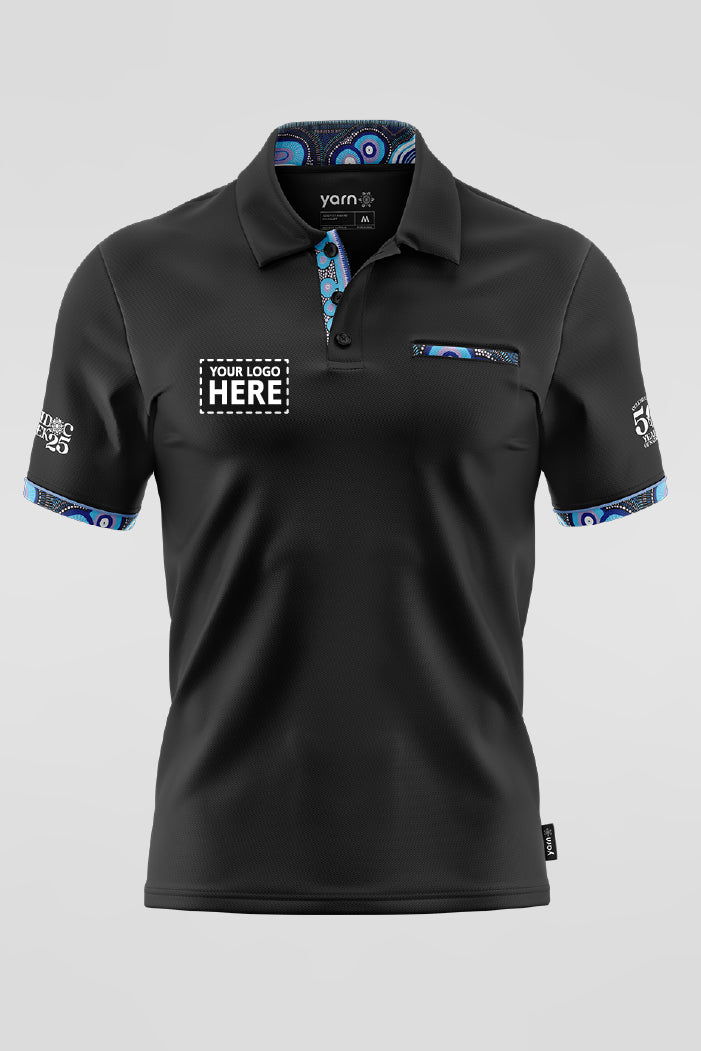 Future Dreaming NAIDOC 2025 Bamboo (Nullabor) Unisex Polo Shirt