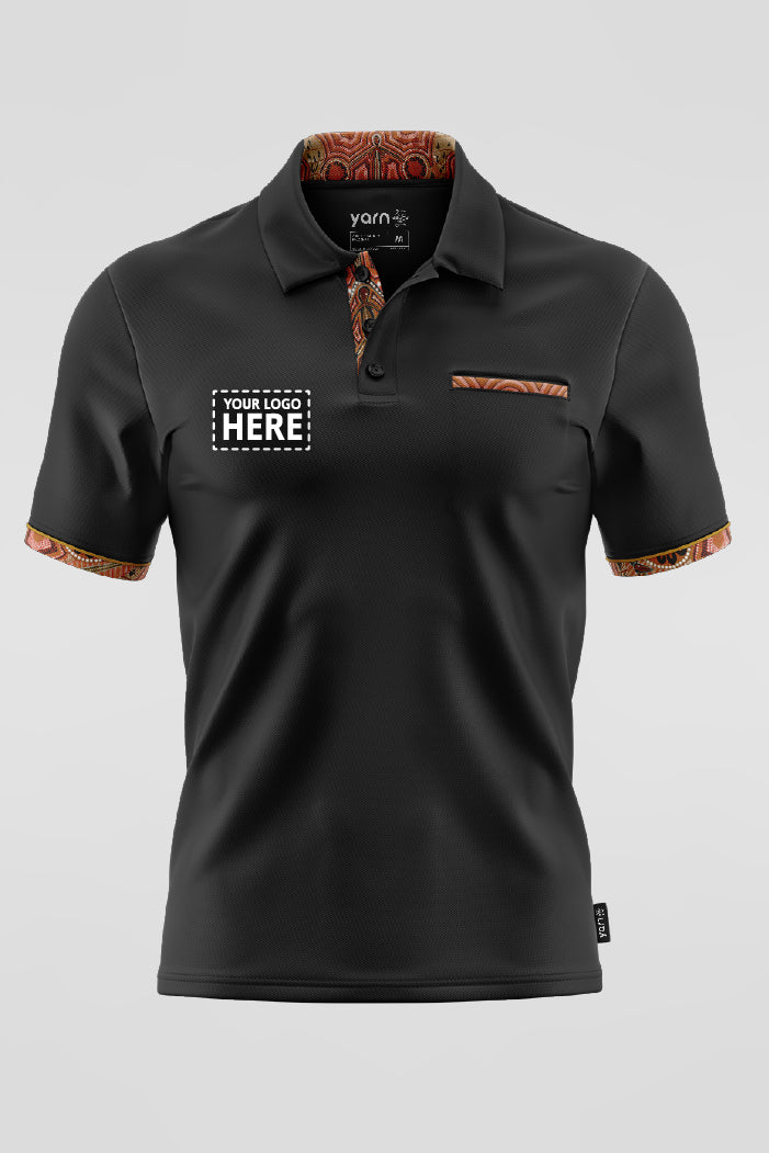 Leaving Footprints Bamboo (Nullarbor) Unisex Polo Shirt