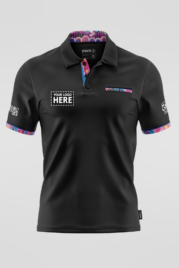 Thriving Together NAIDOC 2025 Bamboo (Nullabor) Unisex Polo Shirt