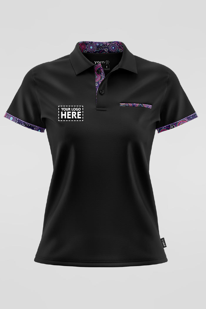 Muru To Our Biriwal (Pathway To Our Future) Bamboo (Nullarbor) Polo Shirt