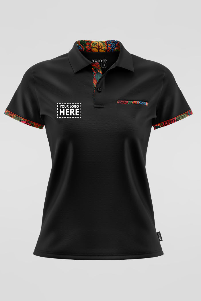 Wurung (Branches) Bamboo (Nullarbor) Polo Shirt