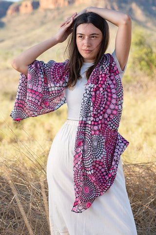 Tribe Of Women Rectangle Chiffon Scarf - Ready Stock