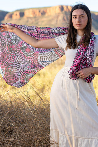 Tribe Of Women Rectangle Chiffon Scarf - Ready Stock