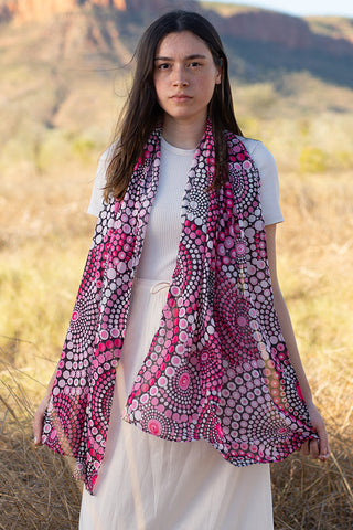 Tribe Of Women Rectangle Chiffon Scarf - Ready Stock