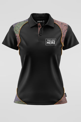 (EXPRESS) Our Many Tribes Black Bamboo (Classic) Polo Shirt