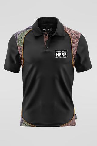 (EXPRESS) Our Many Tribes Black Bamboo (Classic) Unisex Polo Shirt