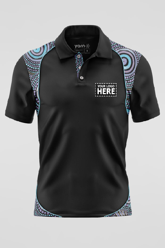 Our Future, Together Black Bamboo (Classic) Unisex Polo Shirt