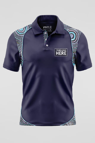 Our Future, Together Navy Bamboo (Classic) Unisex Polo Shirt