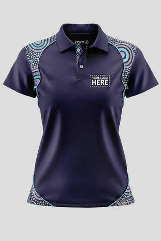 Our Future, Together NAIDOC 2024 Navy Bamboo (Classic) Polo Shirt