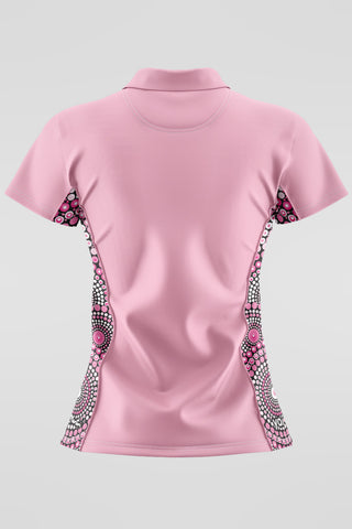 Pink Colours Pink Bamboo (Simpson) Polo Shirt