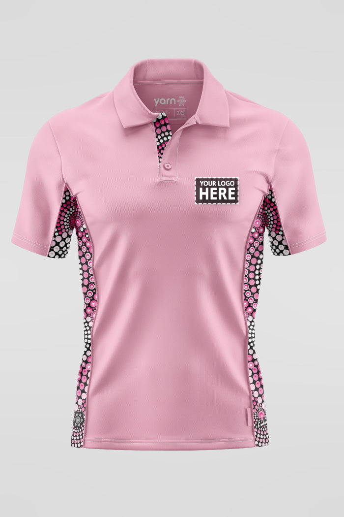 Tribe Of Women Pink Bamboo (Simpson) Polo Shirt