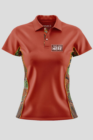 Proud & Deadly NAIDOC 2024 Ochre Red Bamboo (Simpson) Polo Shirt