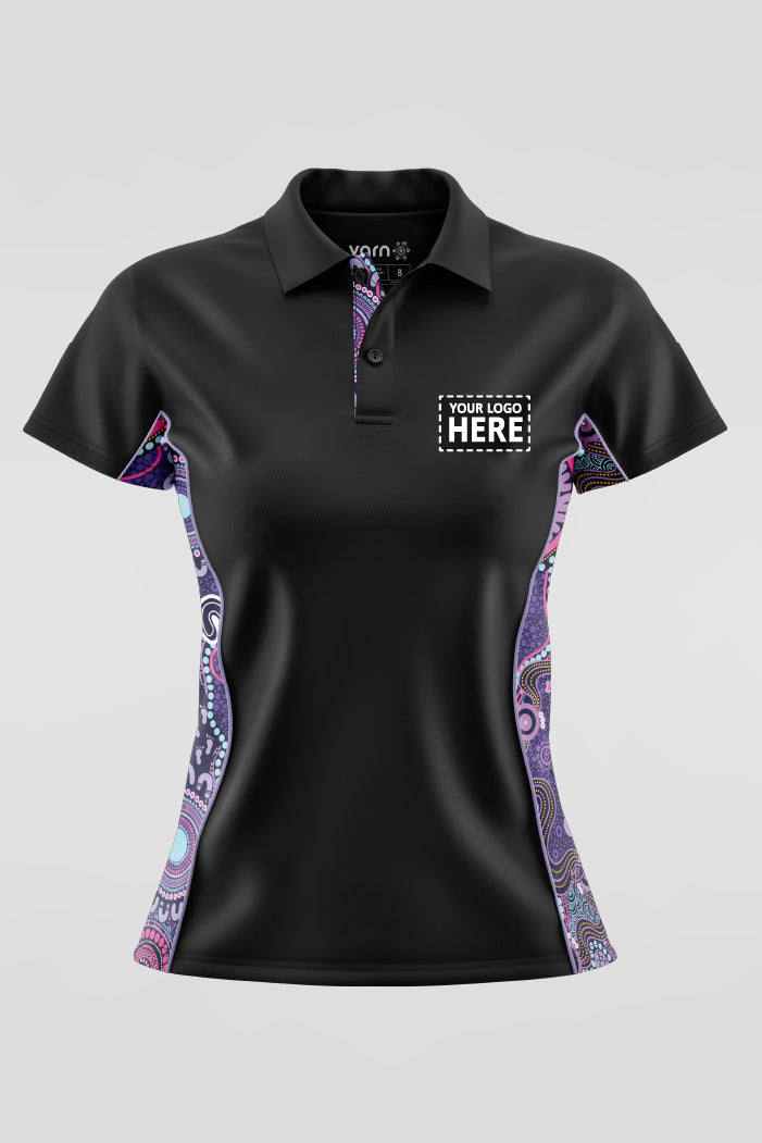 Muru To Our Biriwal (Pathway To Our Future) Bamboo (Simpson) Polo Shirt