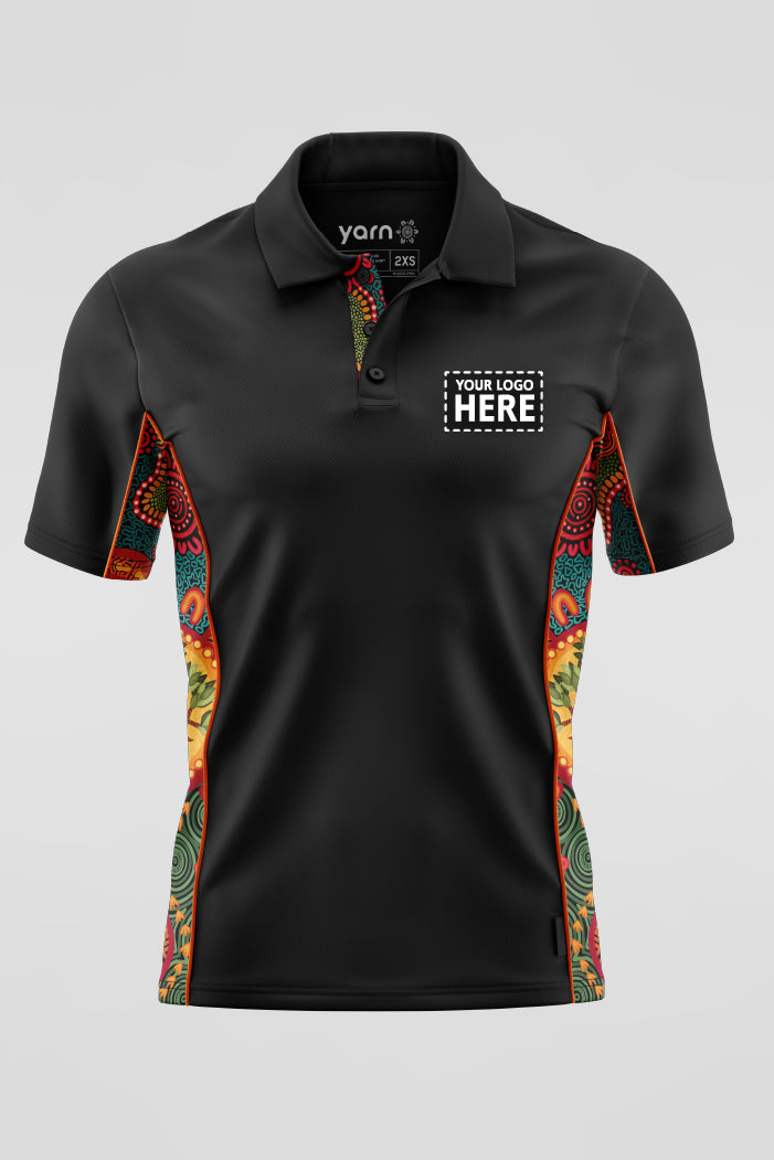 Wurung (Branches) Bamboo (Simpson) Unisex Polo Shirt