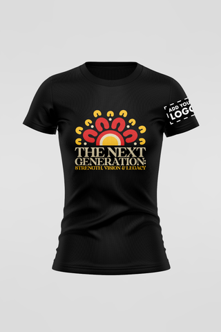 The Next Generation NAIDOC 2025 Black Cotton Crew Neck T-Shirt