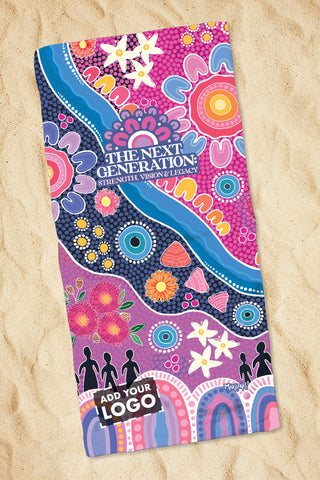 Thriving Together NAIDOC 2025 Beach Towel