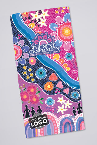 Thriving Together NAIDOC 2025 Beach Towel