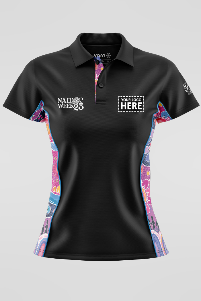 Thriving Together NAIDOC 2025 Bamboo (Simpson) Polo Shirt