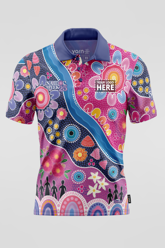 Thriving Together NAIDOC 2025 Unisex Polo Shirt
