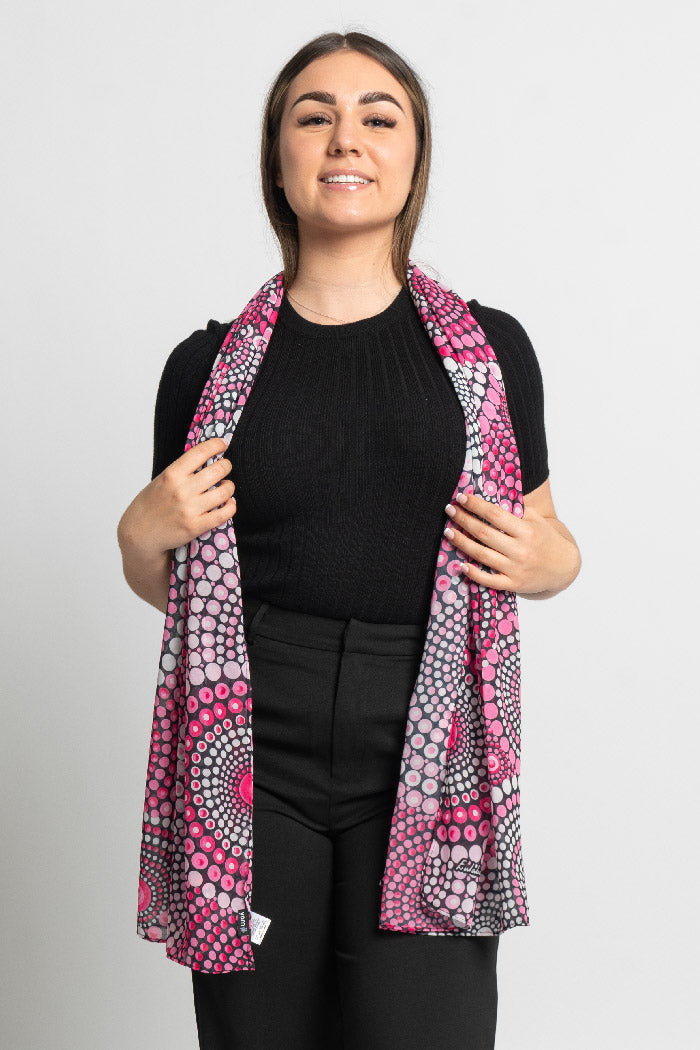 Tribe Of Women Rectangle Chiffon Scarf - Ready Stock