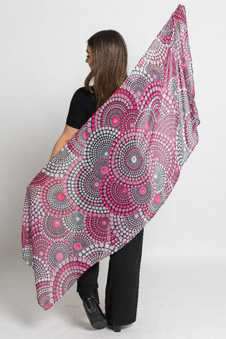 Tribe Of Women Rectangle Chiffon Scarf - Ready Stock