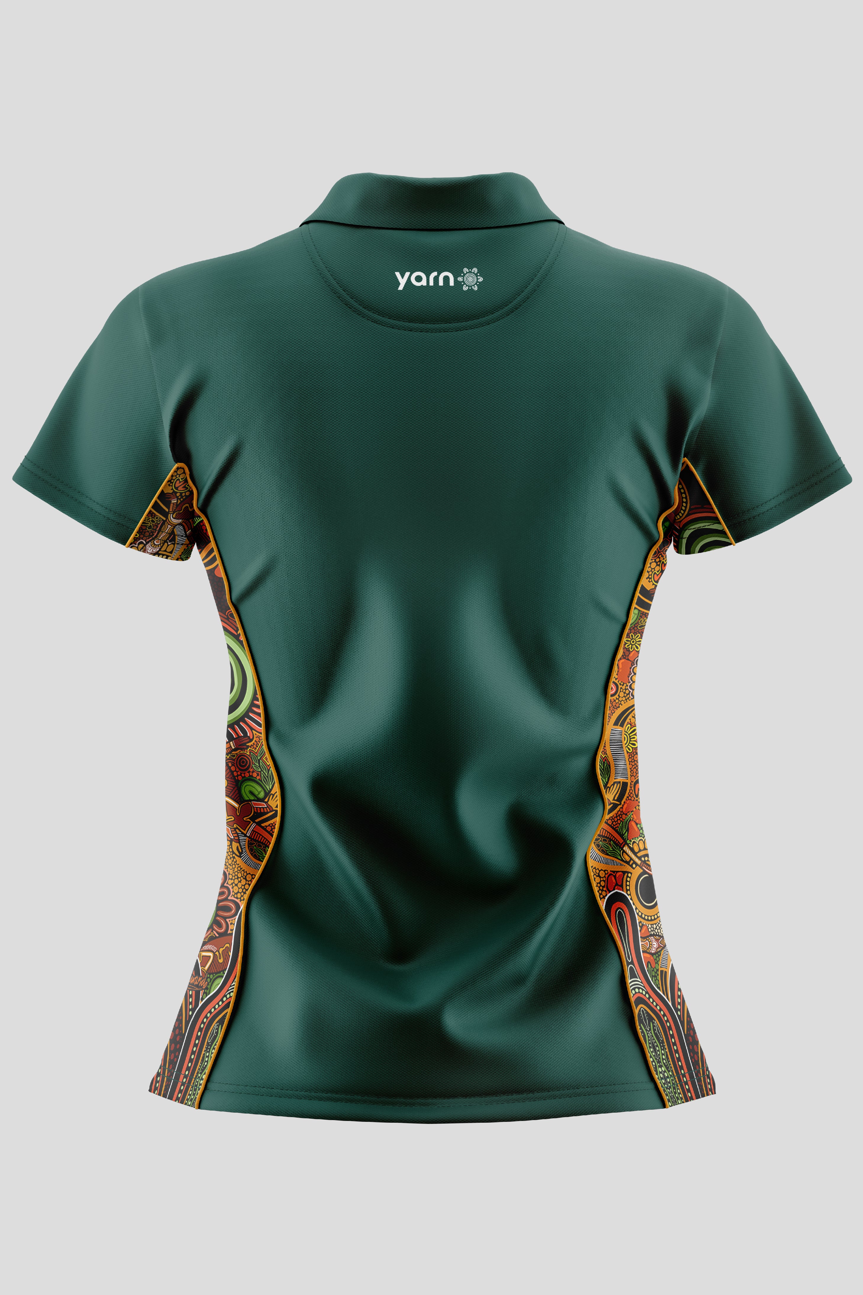 Proud & Deadly NAIDOC 2024 Forest Green Bamboo (Simpson) Polo Shirt